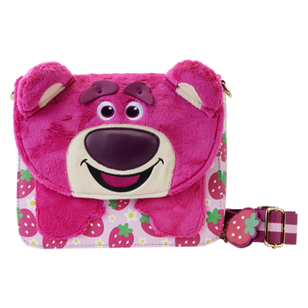 Toy Story Lotso Plush Berry Strap Crossbody Bag, Image 1