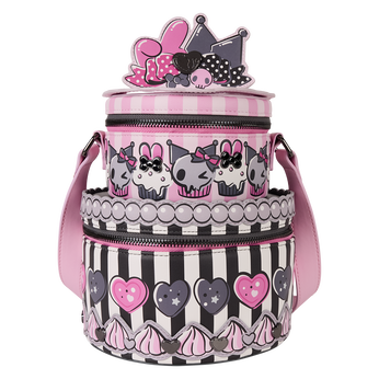 Sanrio My Melody & Kuromi Figural Cake Crossbody Bag, Image 1