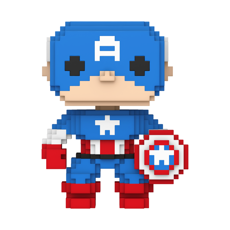 Pop! 8-Bit Captain America, , hi-res view 1