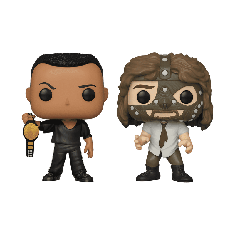 Pop! The Rock vs. Mankind (Metallic) - 2 Pack, , hi-res view 1