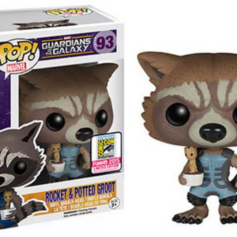 GOTG - Nova Suit Rocket w/Baby Groot SDCC, , hi-res view 1