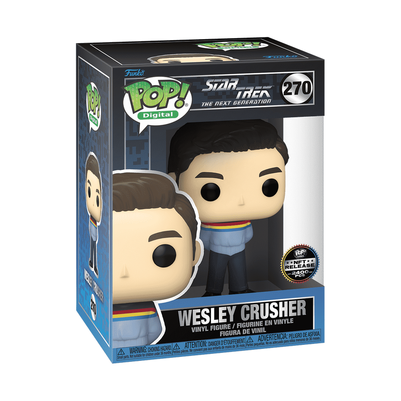 Pop! Wesley Crusher (NFT Release), , hi-res view 2