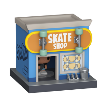 Bitty Pop! Towns Skateboarder & Skate Shop, Image 1