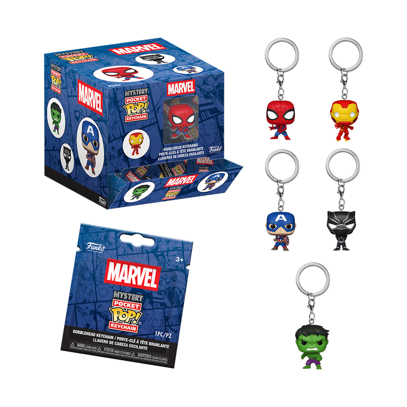 Mystery Pop! Keychain Marvel, , hi-res view 1