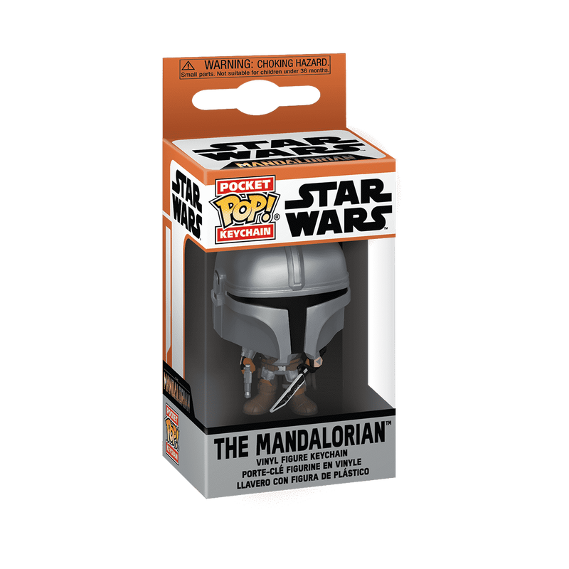 Pop! Keychain The Mandalorian with Darksaber, , hi-res view 2