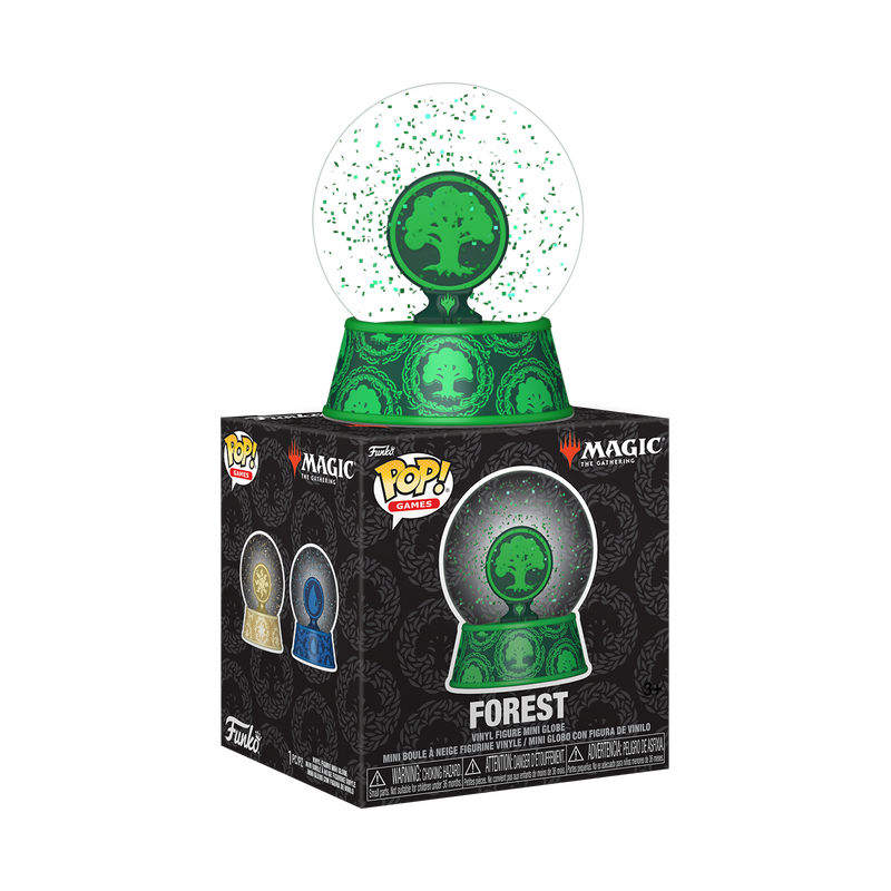 Magic The Gathering Forest Mini Glitter Globe, , hi-res view 1