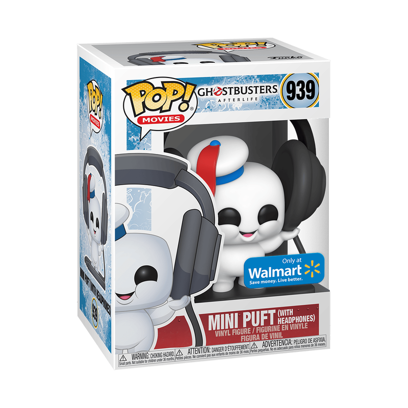 POP Movies: Ghostbusters: After-Mini Puft w/ Headphones (WMT), , hi-res view 1