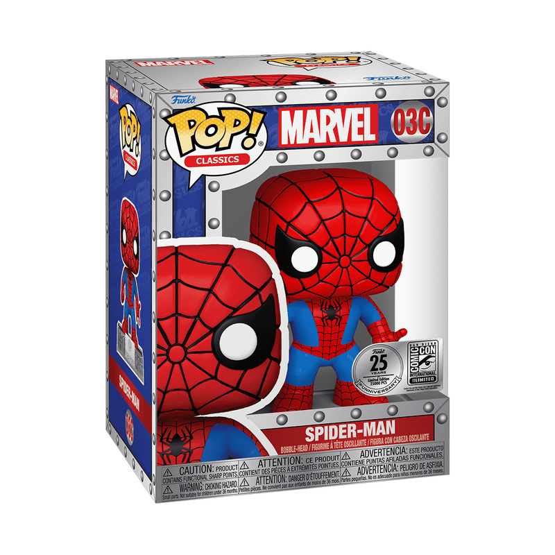 Pop! Classics Spider-Man Funko 25th Anniversary [SDCC] | From the