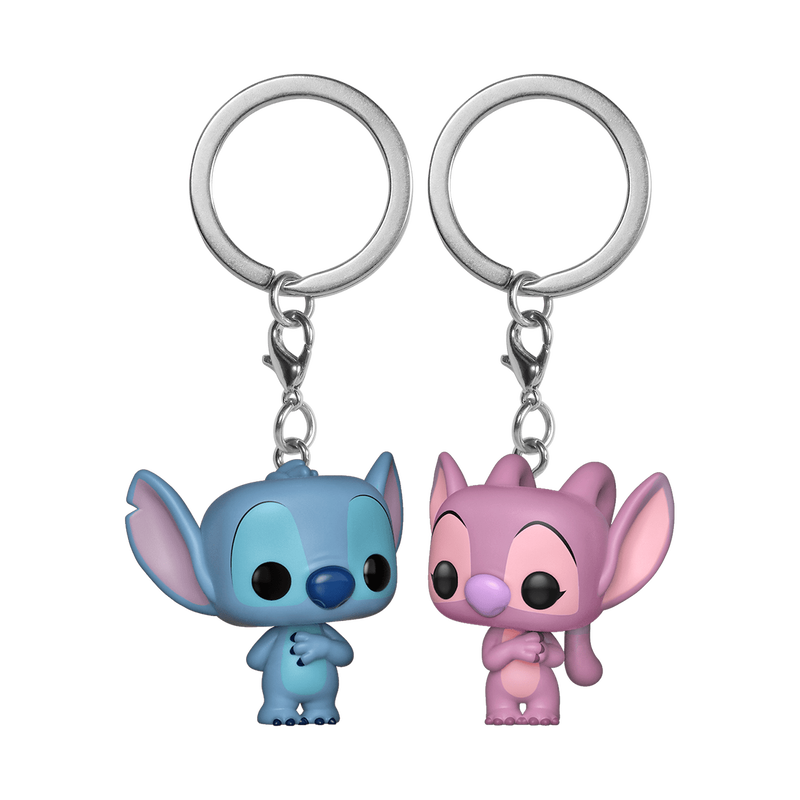 Pop! Keychain Stitch & Angel 2-Pack, , hi-res view 1