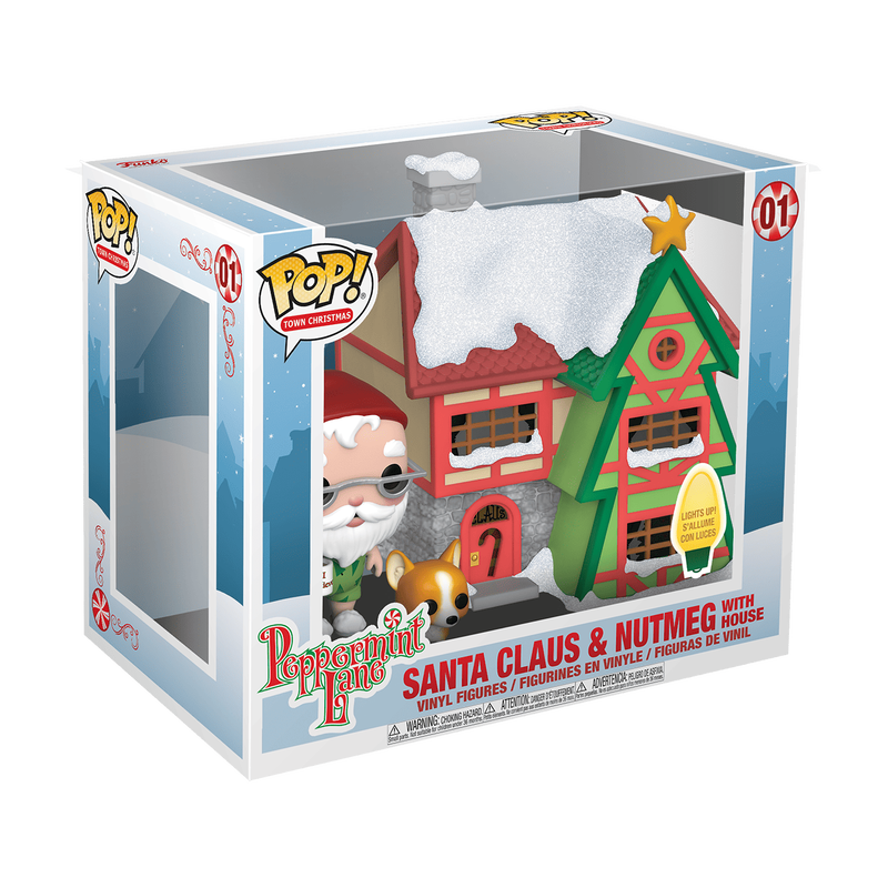 Pop! Town Santa Claus & Nutmeg with House, , hi-res view 2