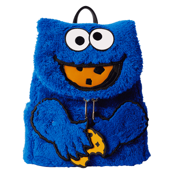 Sesame Street Cookie Monster Plush Cosplay Mini Backpack With Coin Bag, , hi-res view 1