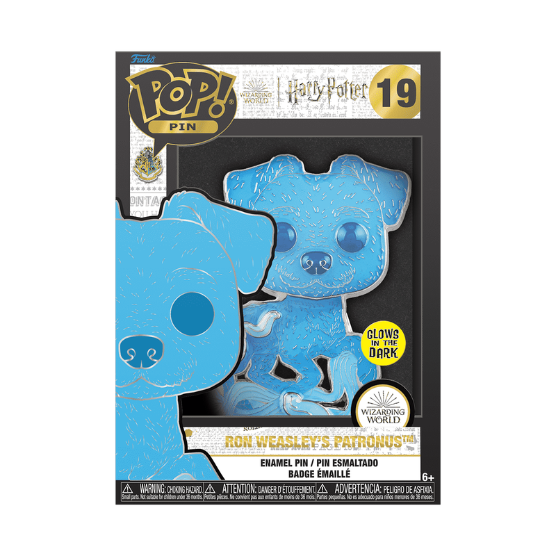 Pop! Pin Ron Weasley's Jack Russell Terrier Patronus (Glow), , hi-res view 1