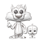 Pop Buddy Sylvester Tweety Sketched Deco