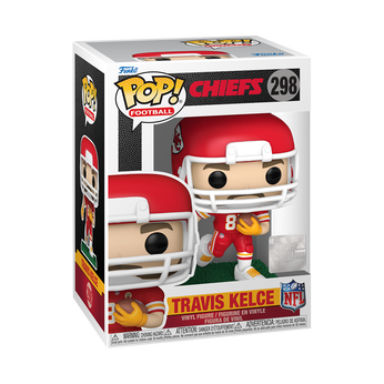 Pop! Travis Kelce (Running) (Red and White Uniform), Image 2