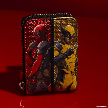 Marvel Deadpool & Wolverine Accordion Zip Around Wallet, Image 2