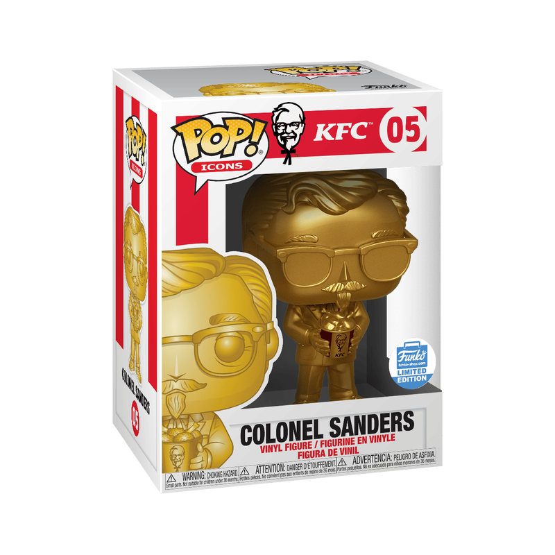 Gold Colonel Sanders, , hi-res view 3