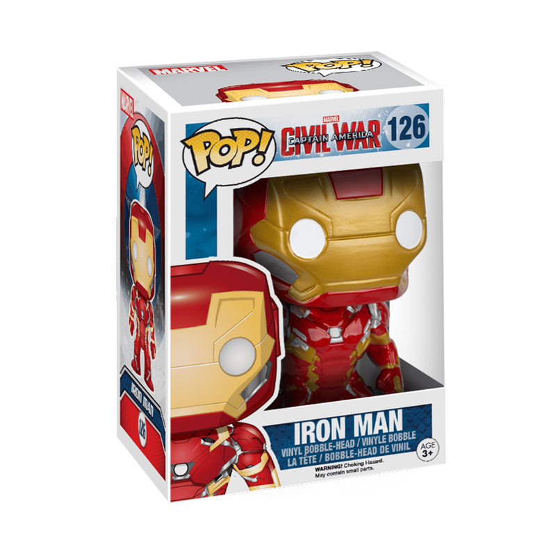 Funko pop iron man unmasked civil war sales
