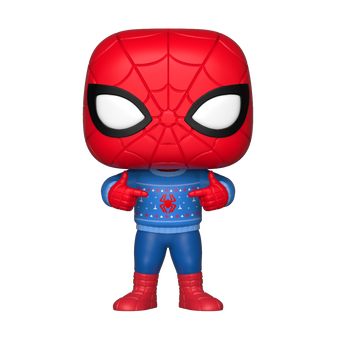 Pop! Spider-man with Ugly Sweater, Image 1
