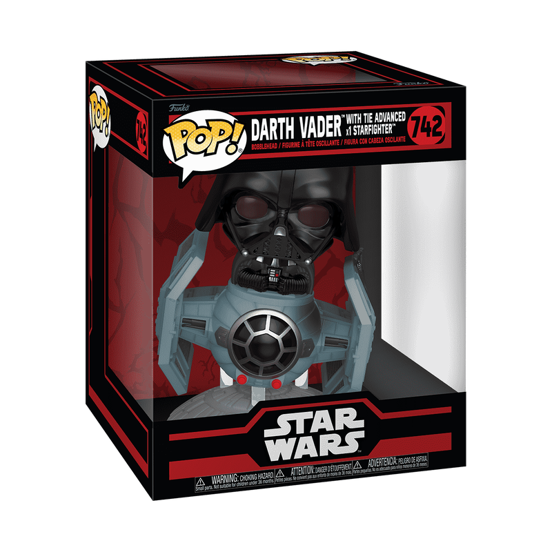 Pop! Rides Deluxe Darth Vader with Tie Advanced x1 Starfighter, , hi-res view 2