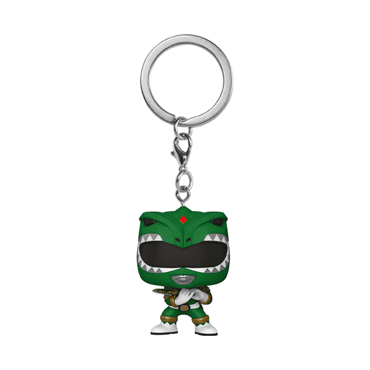 Funko Pop! Schlüsselanhänger Black Ranger – 30 Jahre Mighty Morphin Power Rangers, Vinyl-Figur Zum Sammeln