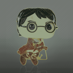 Pop! Pin Harry Potter with Broom (Glow), , hi-res view 3