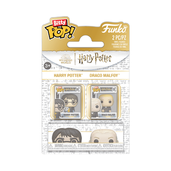 Bitty Pop! Harry Potter & Draco Malfoy 2-Pack, Image 1
