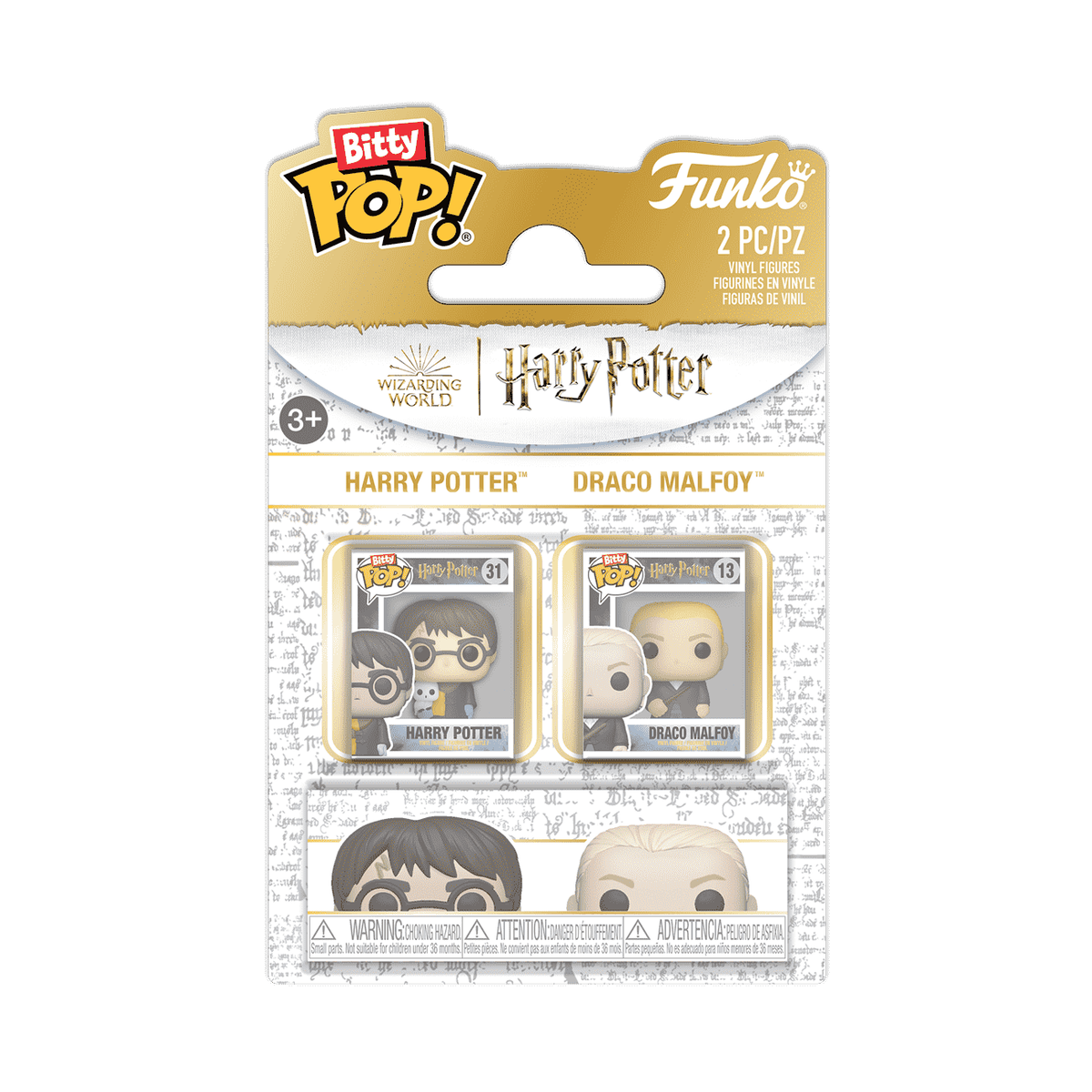 Детские фигурки Funko Bitty Pop! Harry Potter & Draco Malfoy 2-Pack