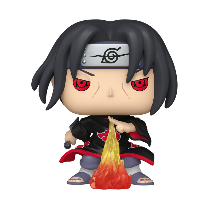 Pop! Itachi Uchiha (Fireball Jutsu) with Pop! Protector, , hi-res view 1