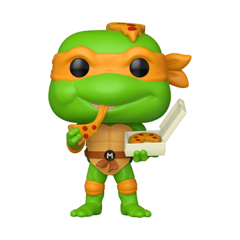Pop! Michelangelo (Eating Pizza) with Pop! Protector, , hi-res view 1