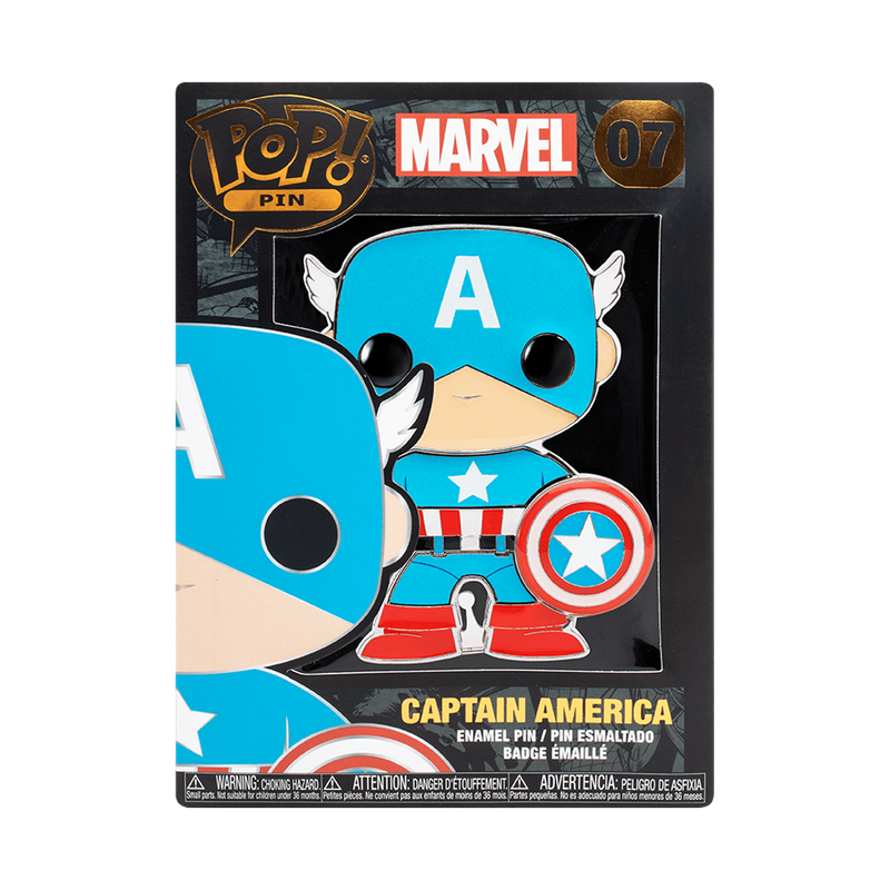 Pop! Pins Captain America, , hi-res view 1