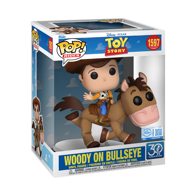 Pop! Rides Deluxe Woody on Bullseye (30th Anniversary), , hi-res view 2