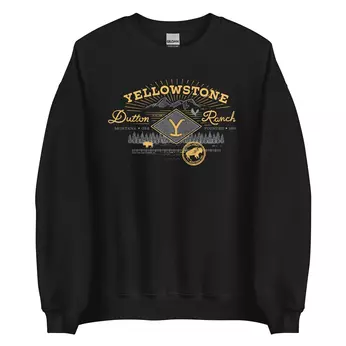 Yellowstone Dutton Ranch Scenery Sweatshirt, Image 2