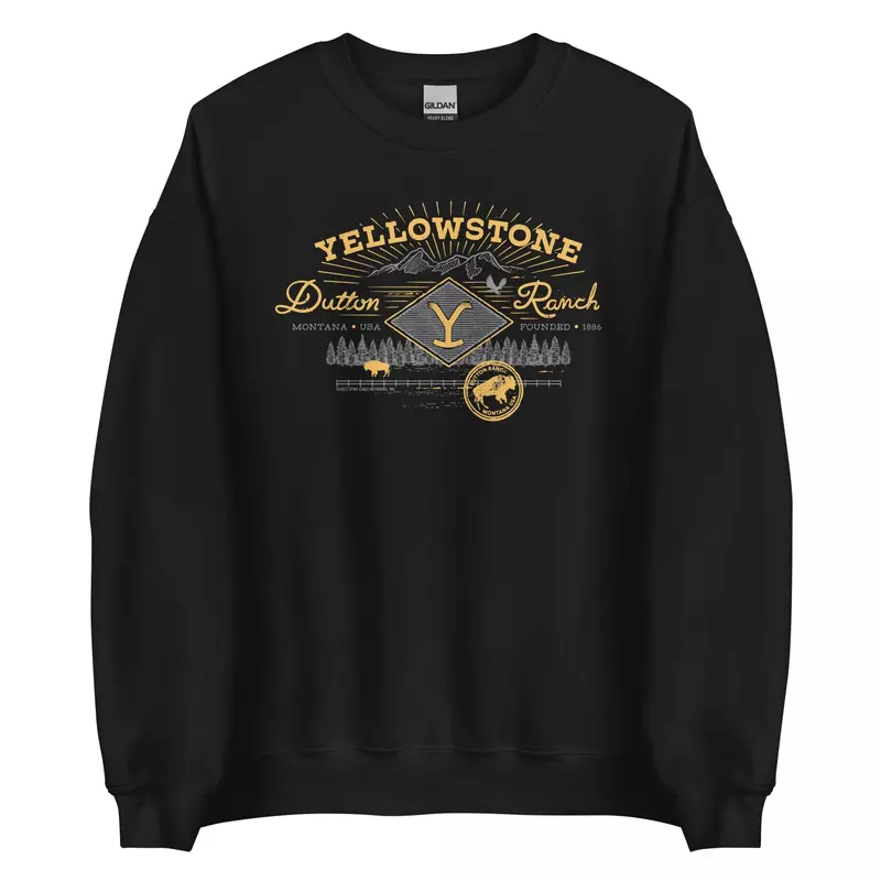 Yellowstone Dutton Ranch Scenery Sweatshirt, , hi-res view 2