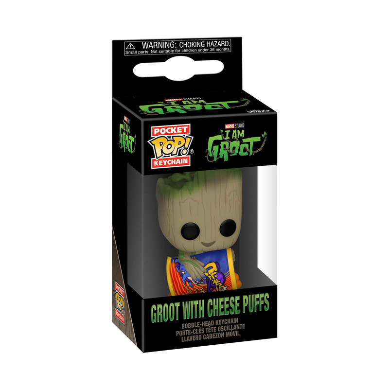 Pop! Keychain Groot with Cheese Puffs, , hi-res image number 2