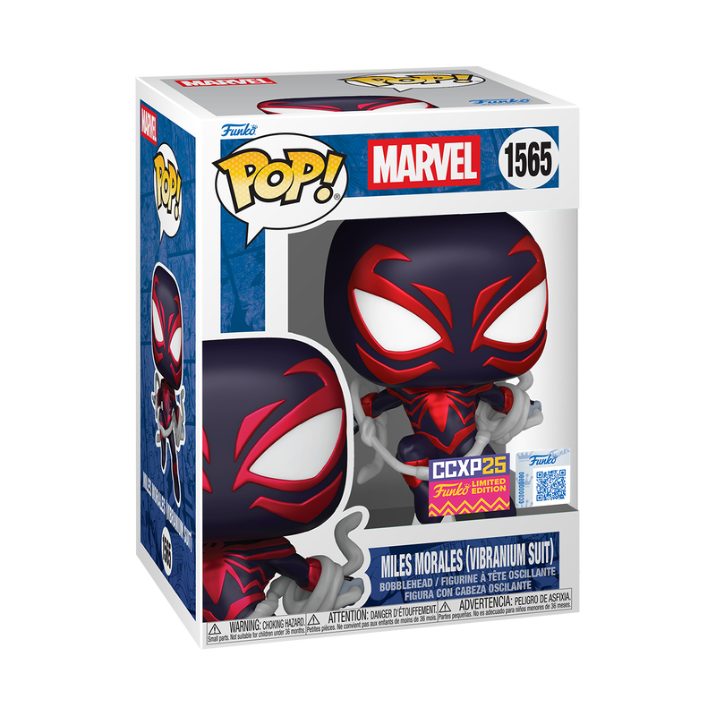 Pop! Miles Morales (Vibranium Suit) [CCXP], , hi-res view 2
