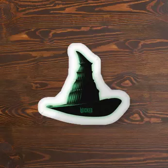 Wicked Hat Custom Shaped Pillow, , hi-res view 1