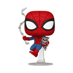 Pop Spider Man With Sandwich The Dog image
