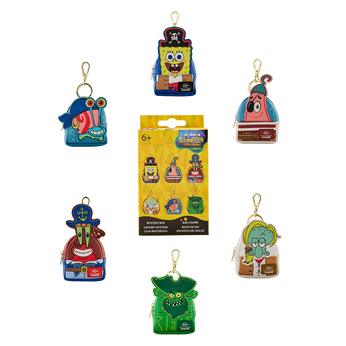 SpongeBob SquarePants Mystery Mini Backpack Keychain Charm, Image 1