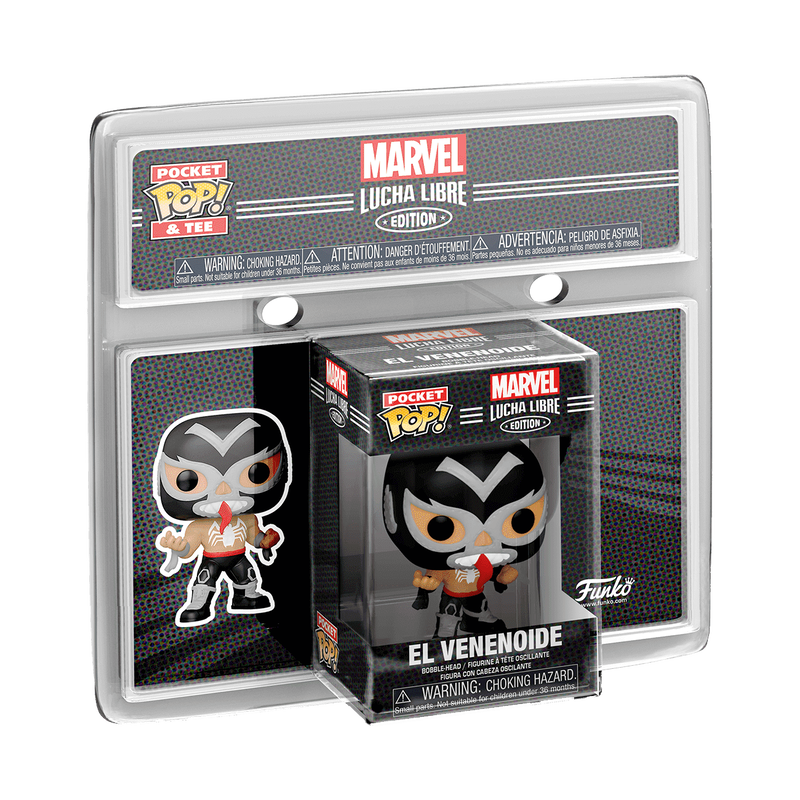 N4S Adult Pocket POP&Tee:MrvlLucha-Venom(Pocket Pop!), , hi-res view 1