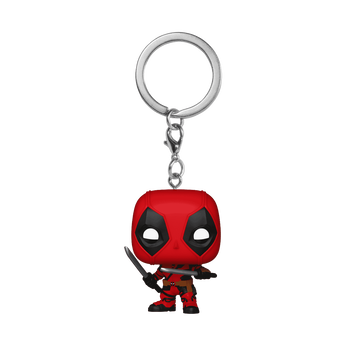 Pop! Keychain Deadpool with Swords, Image 1