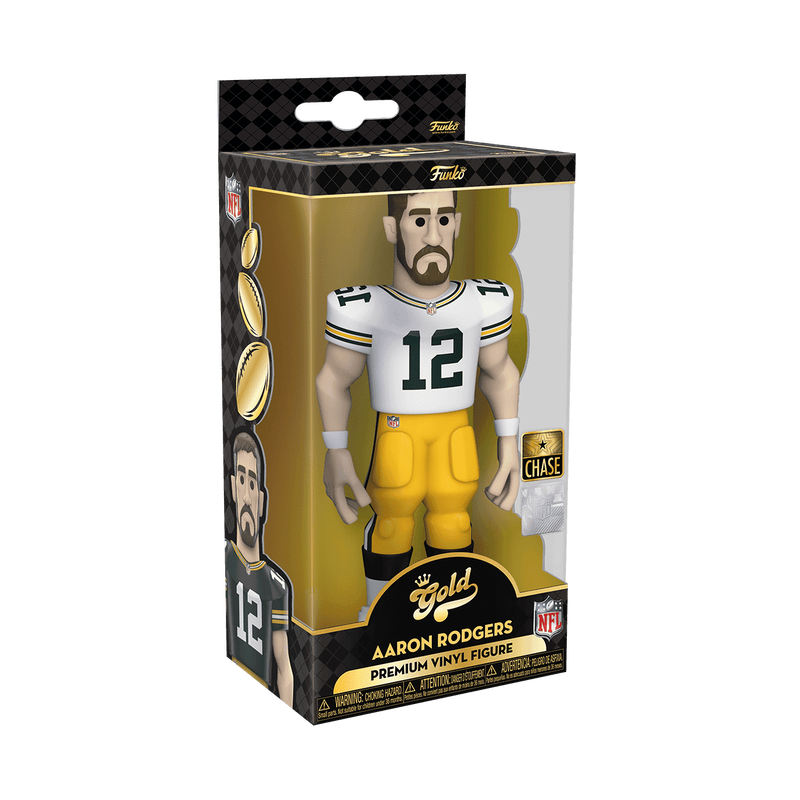 Vinyl GOLD 5" Aaron Rodgers - Packers, , hi-res view 4