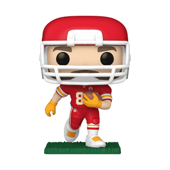 Pop! Travis Kelce (Running) (Red and White Uniform), Image 1