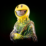 Mona Lisa Grin Green (Ron English) Vinyl Figure, , hi-res view 3