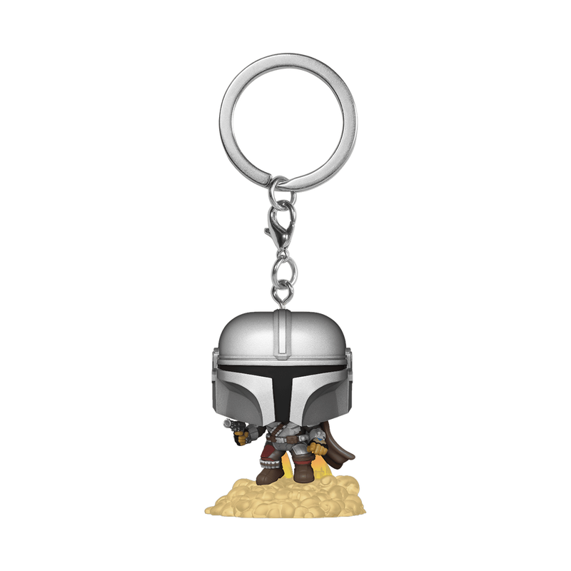 Pop! Keychain The Mandalorian with Blaster, , hi-res image number 1