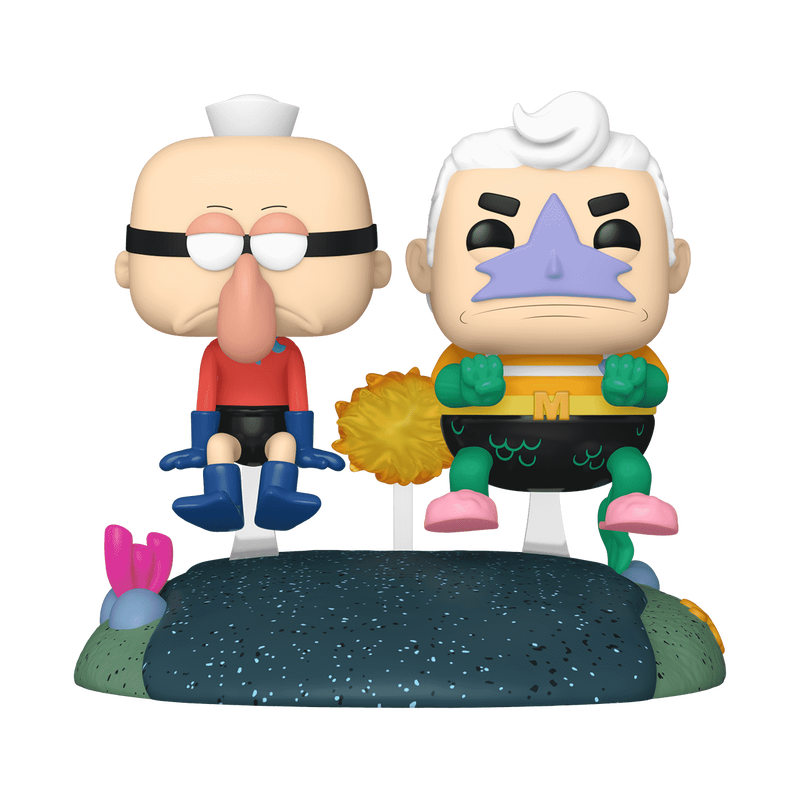 Pop! Rides Deluxe Mermaidman & Barnacleboy with Invisible Boatmobile, , hi-res view 1