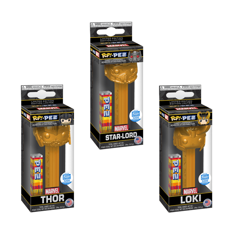 Pop! PEZ Gold Marvel 3-pack Bundle, , hi-res view 2