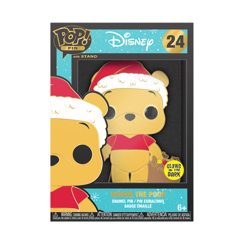Pop! Pin Holiday Winnie the Pooh (Glow), , hi-res view 1