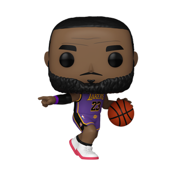 Pop! LeBron James Pointing (Purple Jersey), Image 1