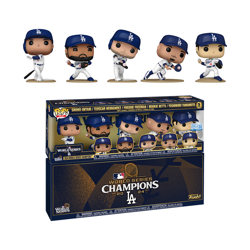 Pop! Los Angeles Dodgers 2024 MLB World Series Champions 5-Pack, , hi-res view 3