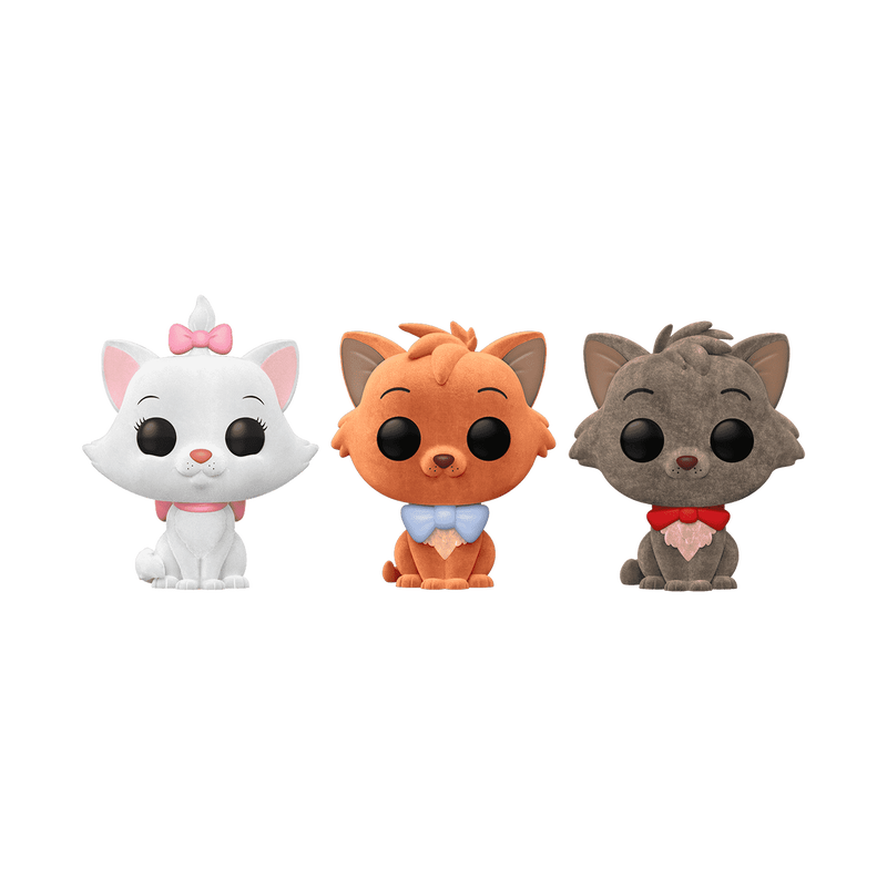 Pop! The Aristocats 3-Pack (Flocked), , hi-res view 1